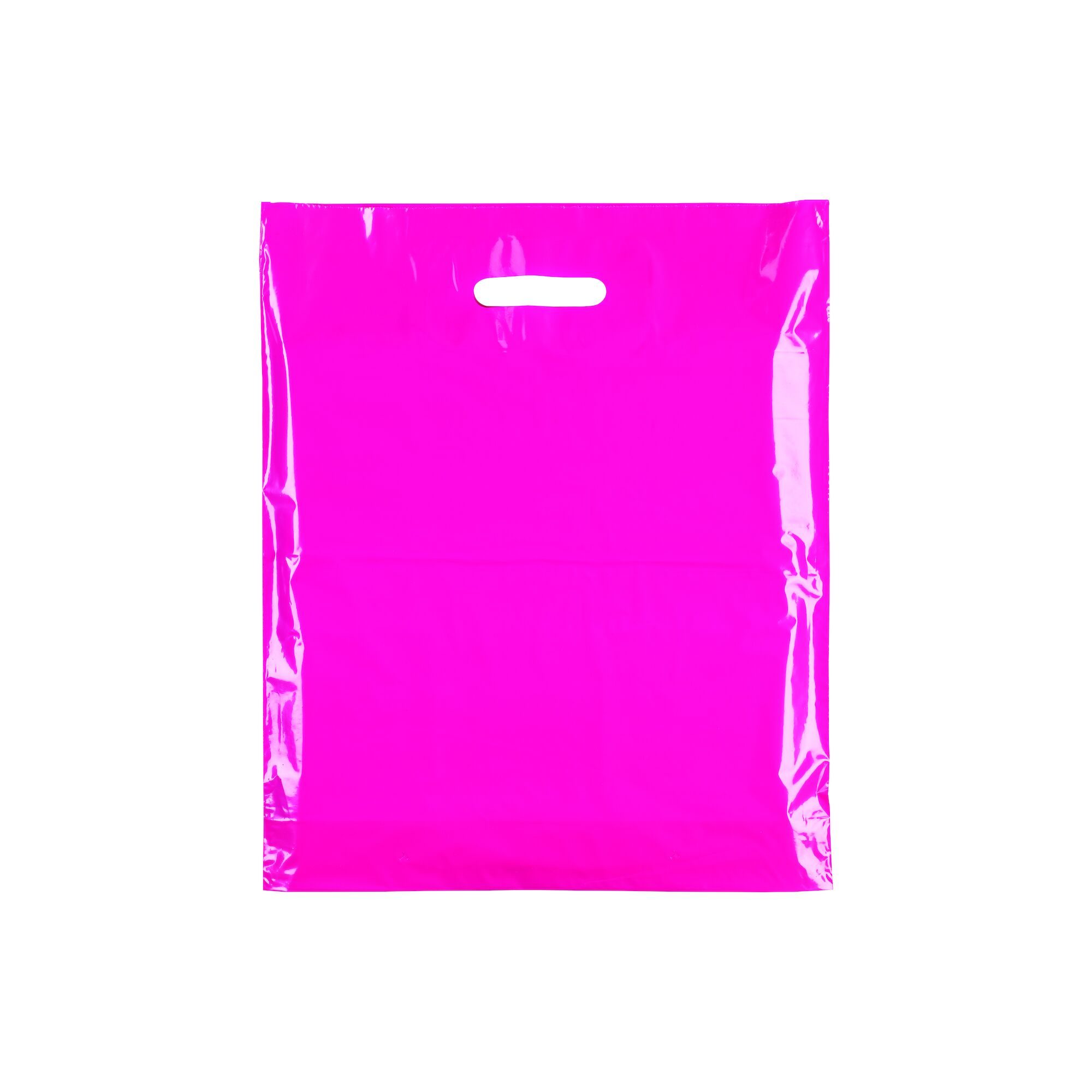 Pink Plastic Carrier Bags