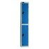 Bisley Steel Locker - 2 Door - Blue