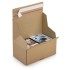 QuickPak Returnable Brown Cardboard Postal Boxes - 200 x 165 x 140mm
