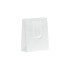 White Laminated Matt Paper Carrier Bags - 18 x 22 + 6.5cm