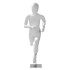 Faceless Matt White Childrens Mannequin - Running