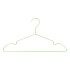 Pastel Green Wire Metal Clothes Hangers - With Notches - 41cm