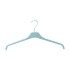 Grey Prelude Plastic Clothes Hangers - Flat - 43cm