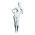 Crew Matt White Female Realistic Mannequin - Hands on Hip + Chest