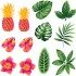Tropical Summer Window Cling - Assorted Plants - 60 x 60cm