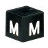 White on Black Unisex Size Cubes - M