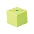 Plain Size Cubes - Lime Green