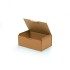Flat Brown Cardboard Postal Boxes - 330 x 250 x 80mm