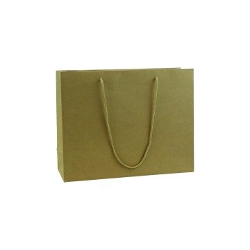 Brown Luxury Recyclable Paper Carrier Bags - 36 x 28 + 12cm