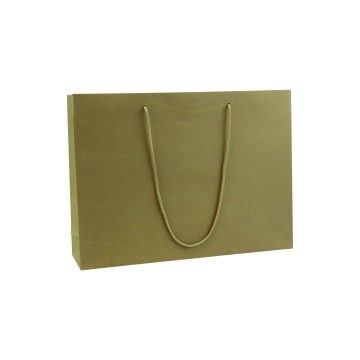 Brown Luxury Recyclable Paper Carrier Bags - 44 x 32 + 10cm