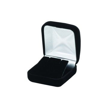 Black Velvet Jewellery Boxes - Earring - 60 x 55 x 36mm