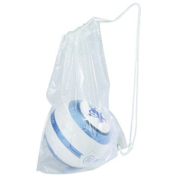 Clear Duffle Plastic Carrier Bags - 40 x 46 + 8cm