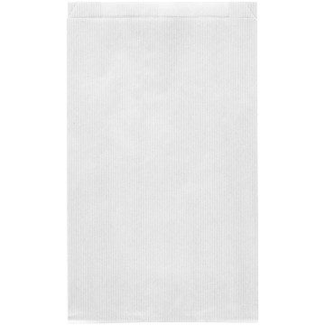 White Deluxe Ribbed Paper Bags - 24 x 41 + 7cm