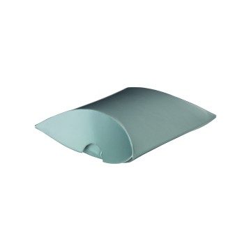 Silver Cardboard Pillow Boxes - 70 x 70 x 25mm