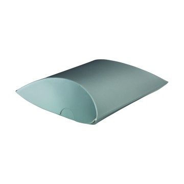 Silver Cardboard Pillow Boxes - 85 x 80 x 30mm