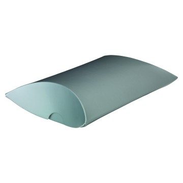 Silver Cardboard Pillow Boxes - 115 x 80 x 30mm