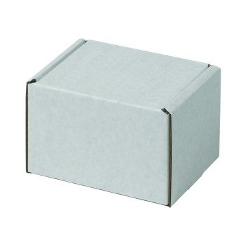 Small White Cardboard Postal Boxes - 130x110x90mm