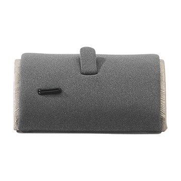 Elegance Grey Fabric Display Ring Cushion - 70 x 65 x 23mm