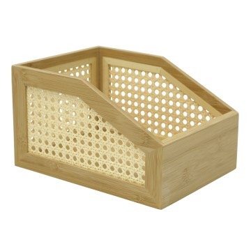 Bamboo & Rattan Letter Display Tray - 26 x 19 x 15cm