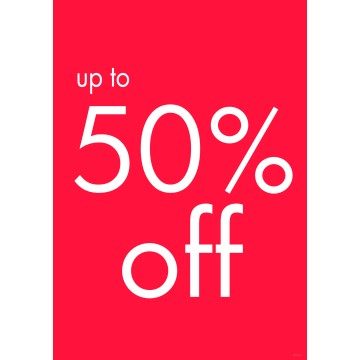 Linear Sale A-Board Posters - 50% Off - 59 x 84cm