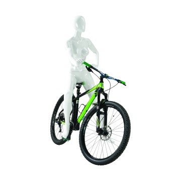 Sports Gloss White Female Faceless Mannequin - Cycling