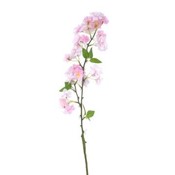 Pink Artificial Blossom On Stem - 79 x 10cm