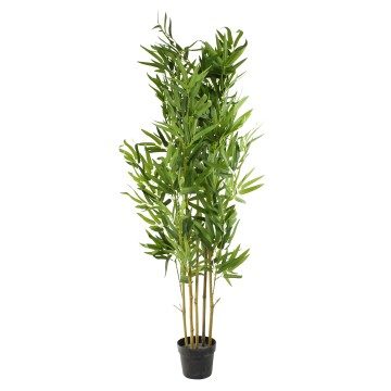 Green Artificial Bamboo Plant In A Pot - 125cm