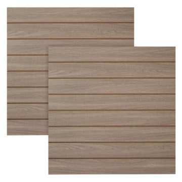 Slatwall Natural Wood Effect Panels - 1200 x 1200mm