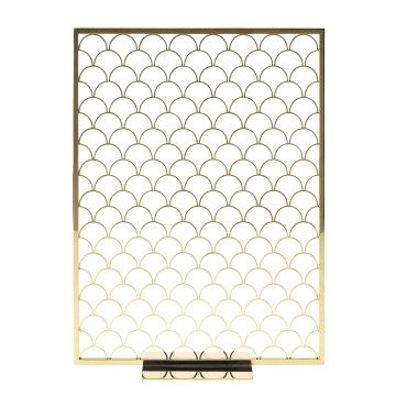 Luxury Collection Metal Display Backdrop - Gold - 34.5 x 50cm