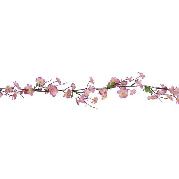 Peach Blossom Artificial Garland - 187 x 15cm