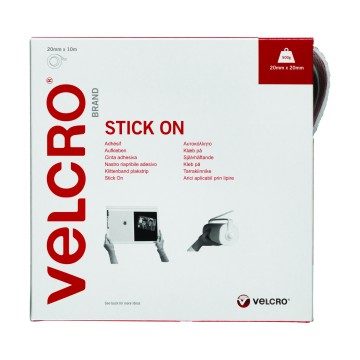 VELCRO Stick On Strips - 20mm x 10m