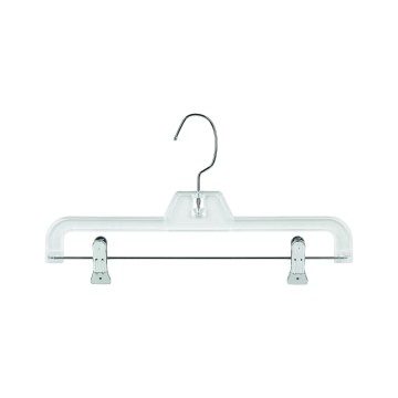 Clear American Style Plastic Clothes Hangers - Peg - 35cm