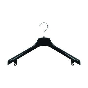 Black Prelude Plastic Clothes Hangers - Suit - 42cm