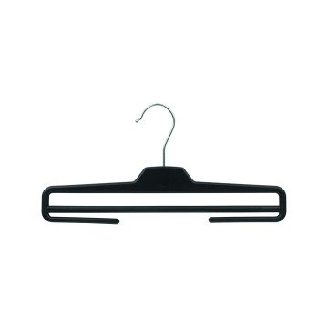 Black Prelude Plastic Clothes Hangers - Trouser - 33cm