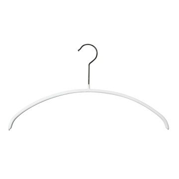 White Mawa Non-Slip Metal Clothes Hangers - 40cm