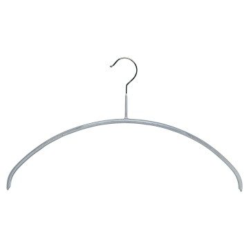 Silver Mawa Non-Slip Metal Clothes Hangers - Knitwear - 40cm