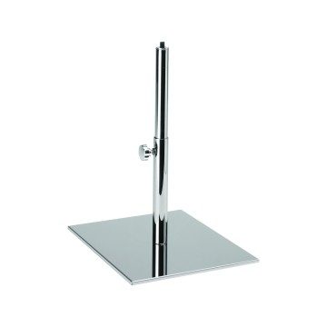 Tailors Dummy Metal Stands - Chrome - Short