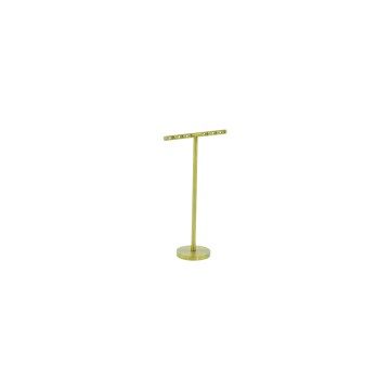 Brushed Gold & Grey Metal T Stand - 70 x 130 x 35mm