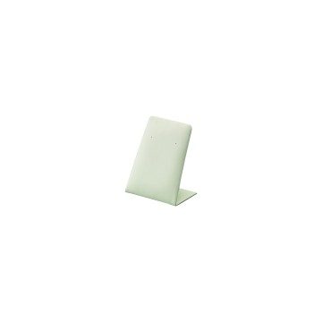 Deluxe Cream Leatherette Earring Stand - 90mm