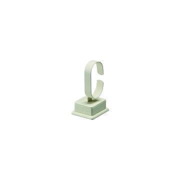 Deluxe Cream Leatherette Watch Stand - 105mm