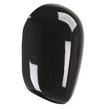 Masquerade Male Mannequin Face Plates - Faceless - Gloss Black