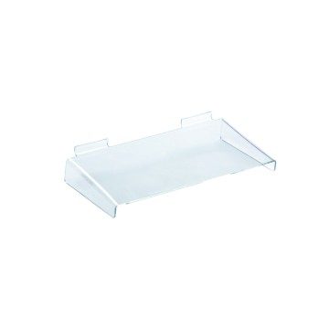 Acrylic Slatwall Shelves with Support