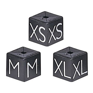 Silver on Black Unisex Size Cubes