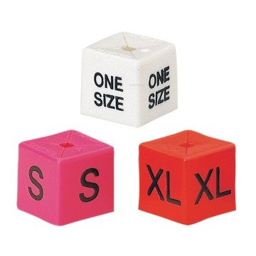 Colour-Coded Unisex Size Cubes
