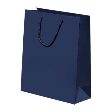 Navy Blue Laminated Matt Paper Carrier Bags