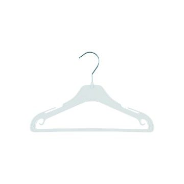 White Plastic Clothes Hangers - Economy - 30cm