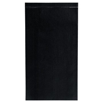 Black Deluxe Plain Paper Bags - 18 x 35 + 6cm