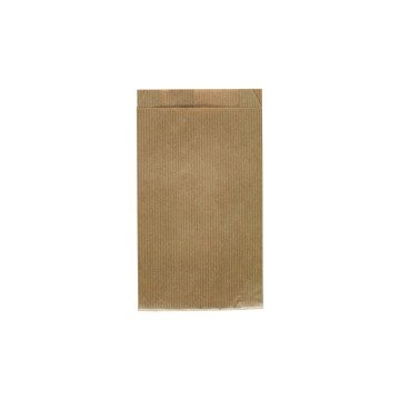 Brown Deluxe Paper Bags - 12 x 20 + 4cm
