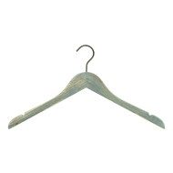 Ultra Distressed Wooden Clothes Hangers - Flat - 44cm