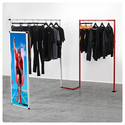 Pop-up shops with Square Tubing